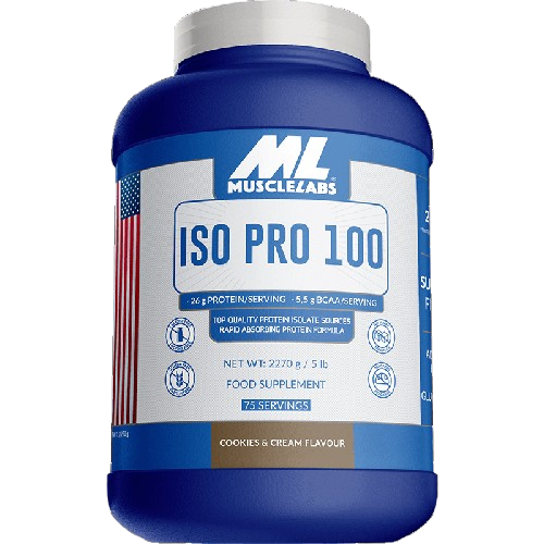 MUSCLE LABS ISO PRO 5LBS (75 Servings)