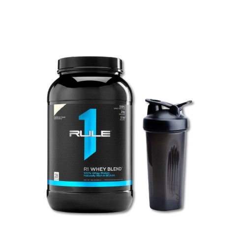 Rule 1 R1 Whey Blend 2LBS Sealed with FREE SHAKER
