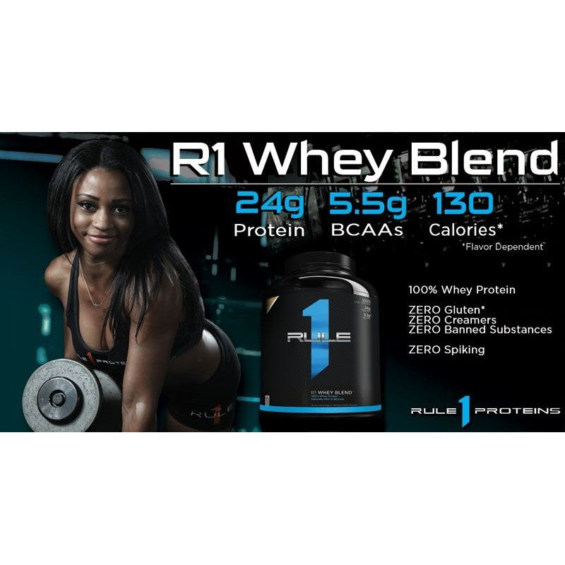 Rule 1 Whey Protein Blend Powder (1LB/2LBS)