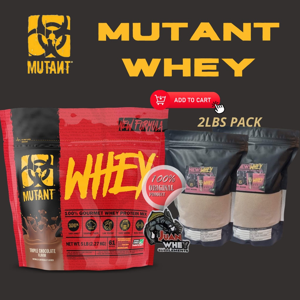 MUTANT WHEY PROTEIN 1LB/2LBS W/FREEBIES