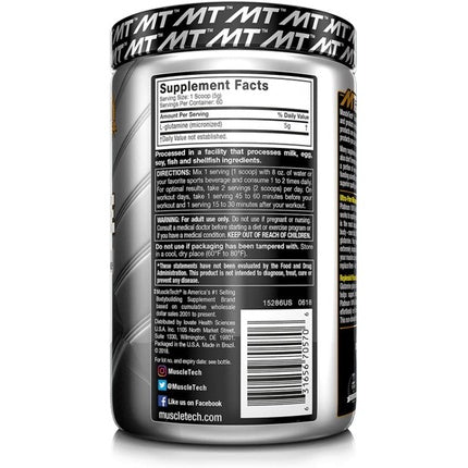 MUSCLETECH PLATINUM GLUTAMINE 60 Servings