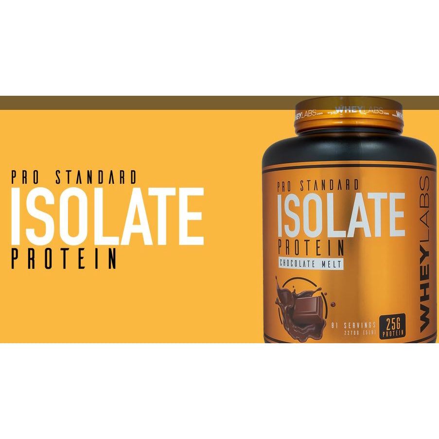 WHEYLABS PRO STANDARD ISOLATE 1LB or 2LBS with or without Shaker with FREEBIES - Wheylabs