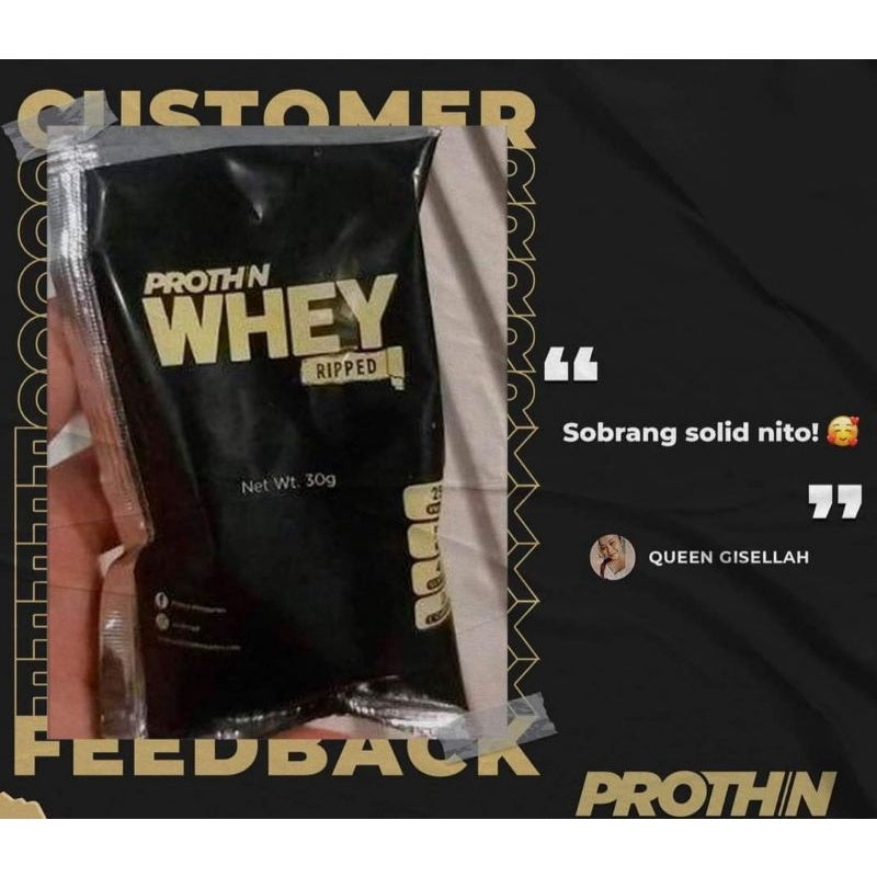 PROTHIN WHEY RIPPED 1 SERVING (PER SACHET)