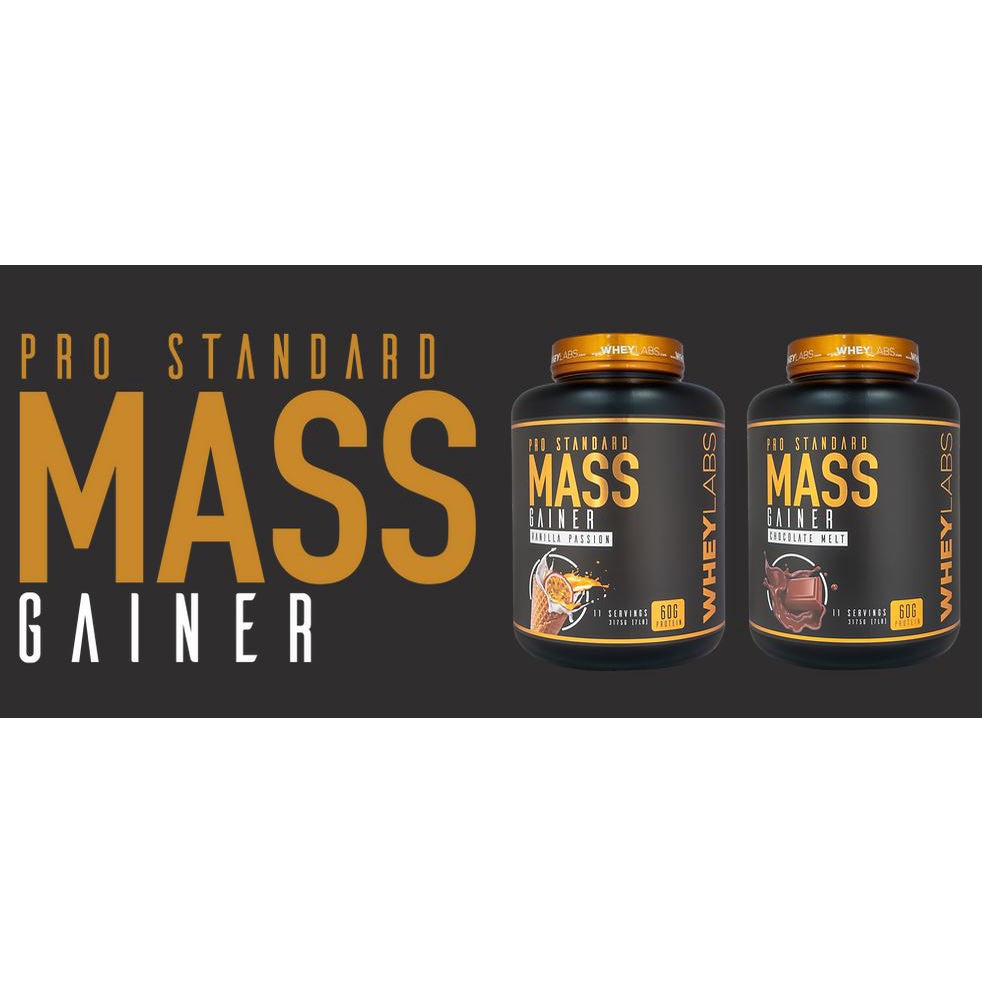 WHEYLABS PRO STANDARD MASS GAINER 7LBS with or without SHAKER - WheyLabs