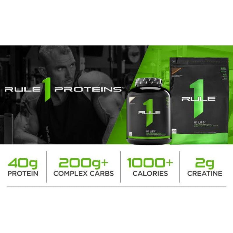 RULE 1 LBS MASS GAINER (1LB OR 2LBS) for WEIGHT GAIN