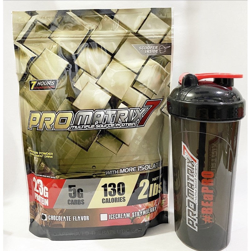 PROMATRIX WHEY Protein 1LB/2LBS /5lbs with Free Shaker Chocolate Flavor