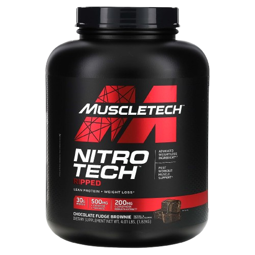 Muscletech Nitrotech Ripped Lean protein + Weight loss 4LBS