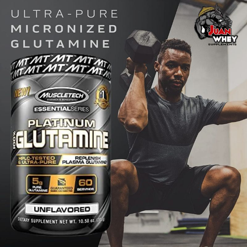 MUSCLETECH PLATINUM GLUTAMINE 60 Servings