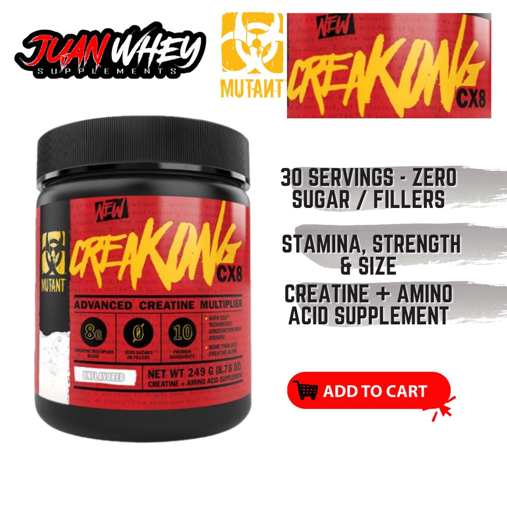 MUTANT CREAKONG CX8 30 SERVINGS | FREEBIES and WITH or WITHOUT SHAKER