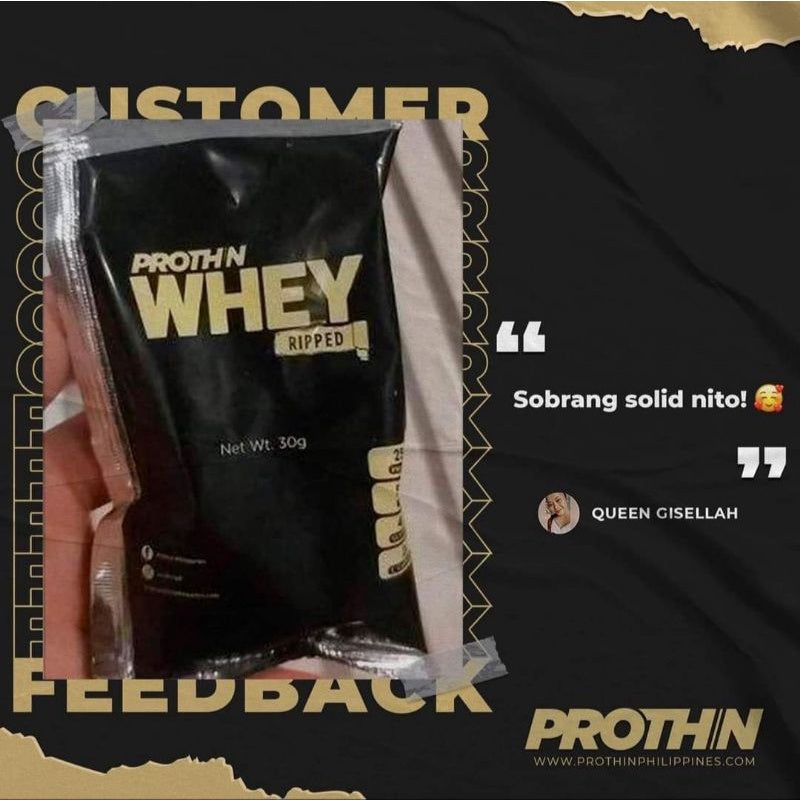 PROTHIN WHEY RIPPED 1 SERVING (PER SACHET)