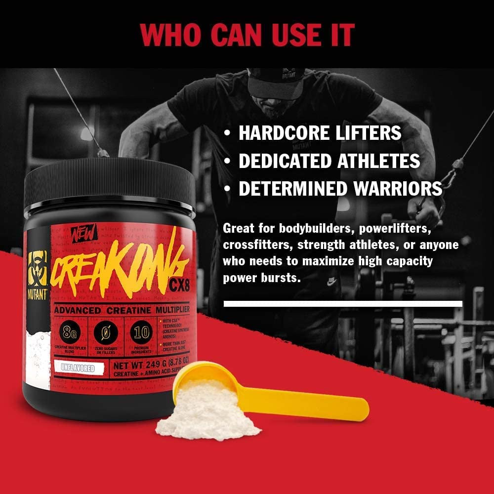 MUTANT CREAKONG CX8 30 SERVINGS | FREEBIES and WITH or WITHOUT SHAKER