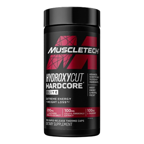 MUSCLETECH HYDROXYCUT HARDCORE ELITE 100 CAPSULES