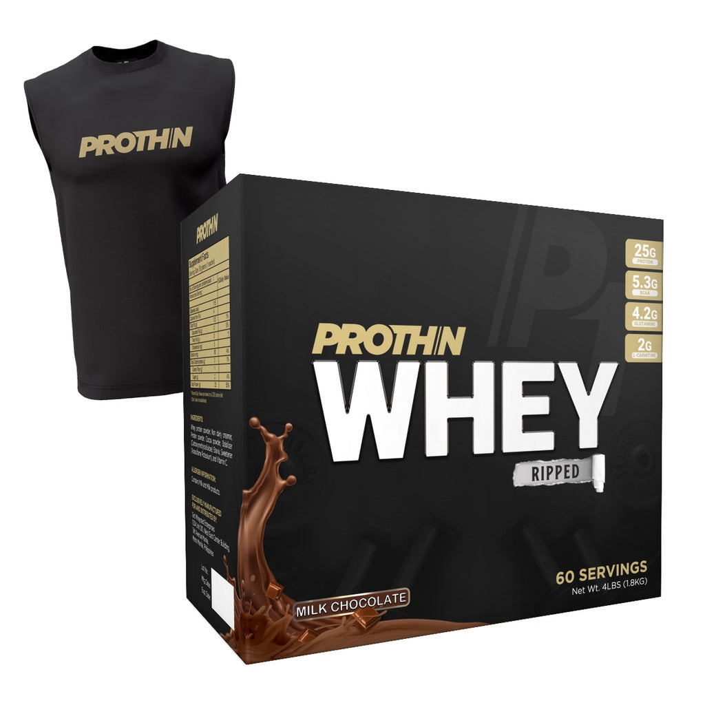 PROTHIN WHEY RIPPED 1 BOX 60 SERVINGS WHEY PROTEIN