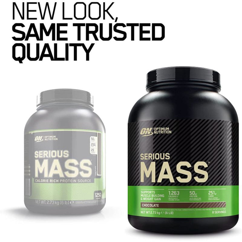 OPTIMUM NUTRITION SERIOUS MASS - MASS GAINER WHEY PROTEIN WEIGHT GAINER | 1 SCOOP 47g