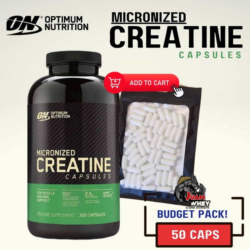 ON Creatine Capsules (20/50/100 CAPS)