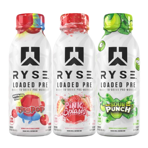 RYSE Loaded Pre Workout Ready to Drink!