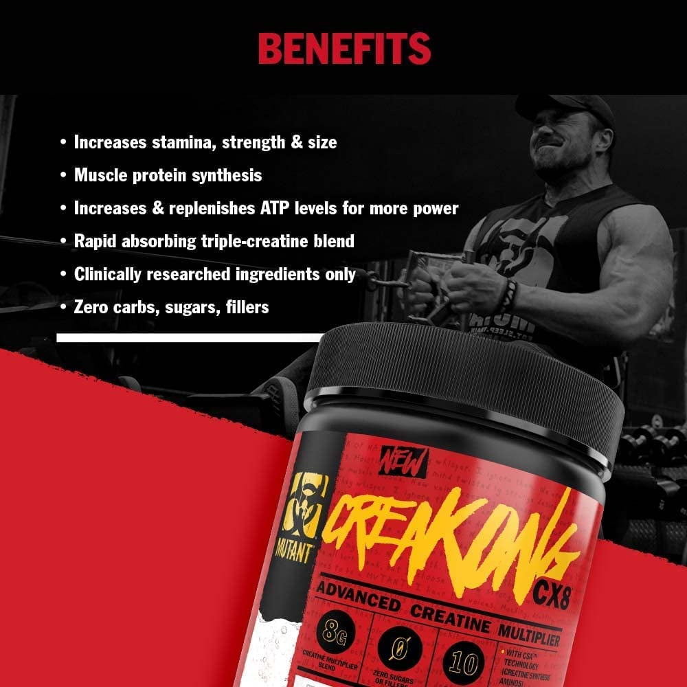 MUTANT CREAKONG CX8 30 SERVINGS | FREEBIES and WITH or WITHOUT SHAKER