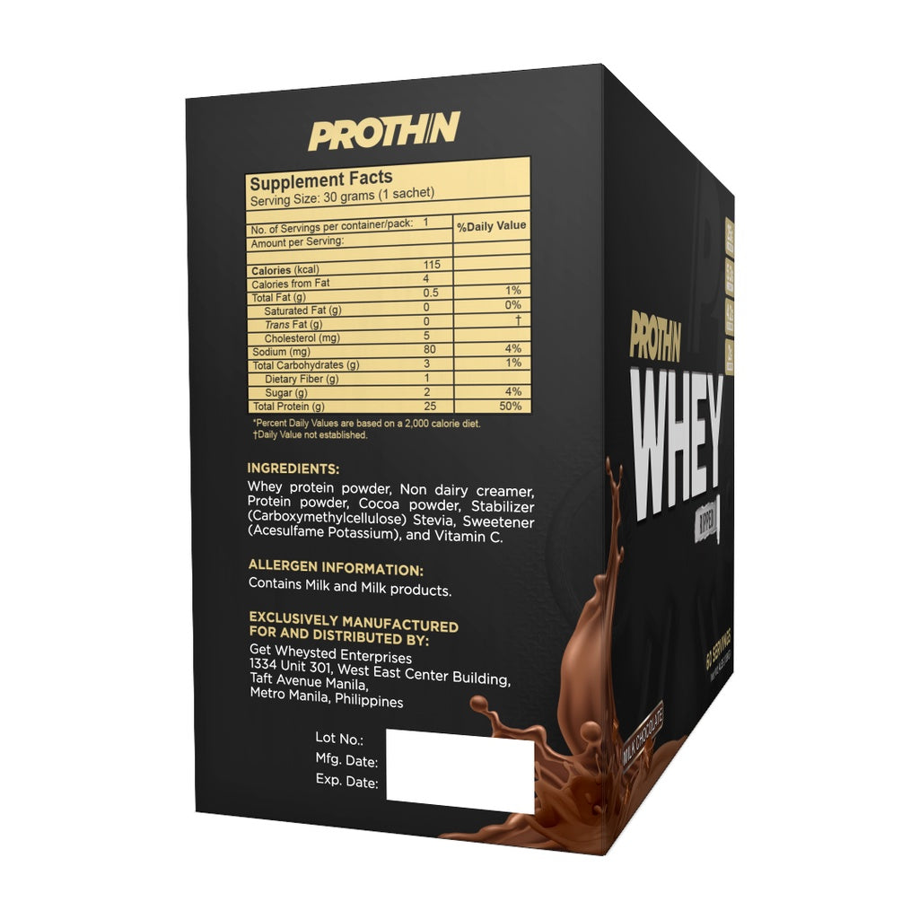 PROTHIN WHEY RIPPED - 30 SACHETS | 20 SACHETS | 10 SACHETS