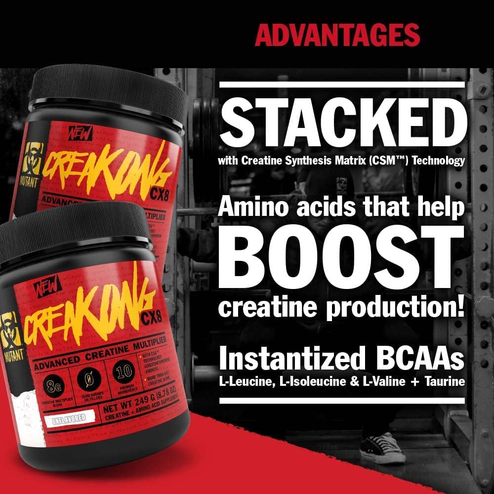 MUTANT CREAKONG CX8 30 SERVINGS | FREEBIES and WITH or WITHOUT SHAKER