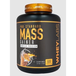 WHEYLABS PRO STANDARD MASS GAINER 7LBS with or without SHAKER - WheyLabs