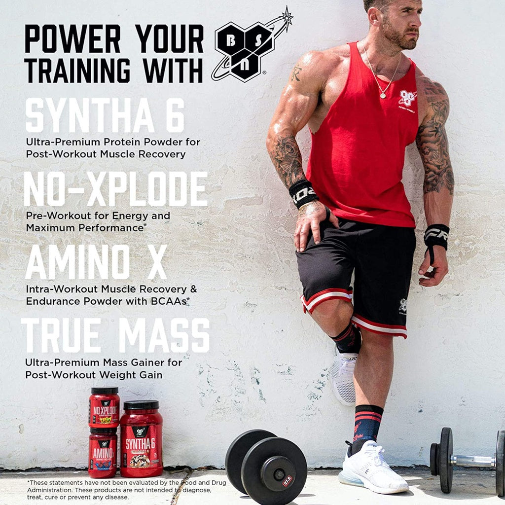 BSN TRUE MASS WEIGHT GAINER, MUSCLE MASS GAINER PROTEIN CHOCOLATE MILKSHAKE POWDER (1LB/2LBS)