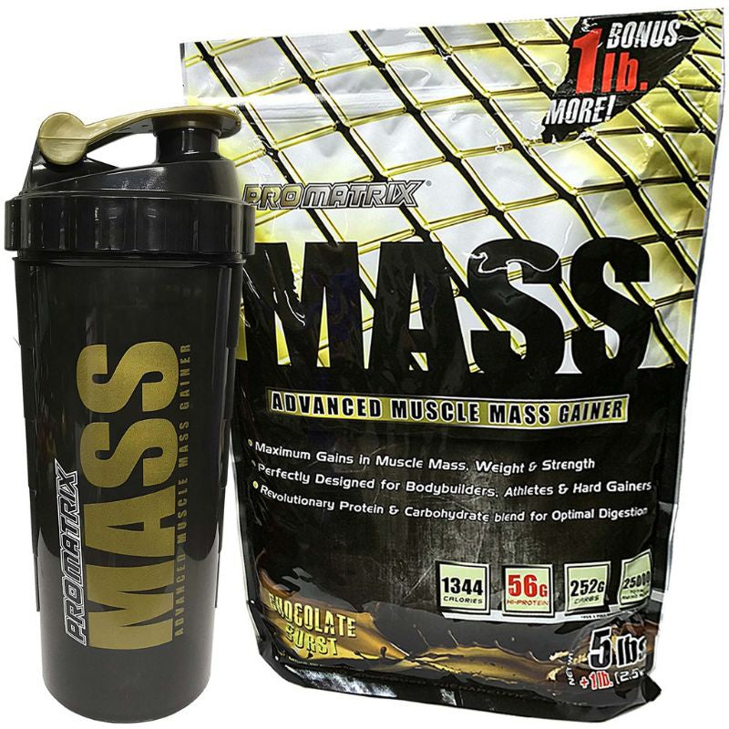 PROMATRIX MASS 11LBS or 6LBS with Free Shaker Chocolate Powder