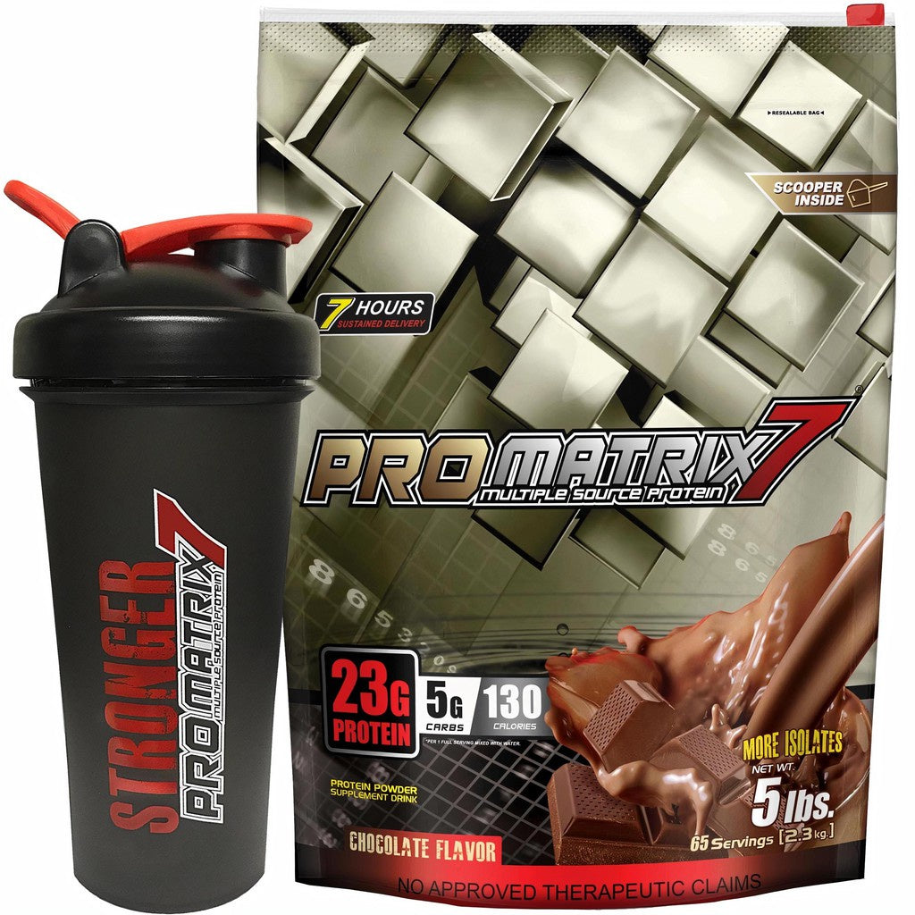 PROMATRIX WHEY Protein 1LB/2LBS /5lbs with Free Shaker Chocolate Flavor