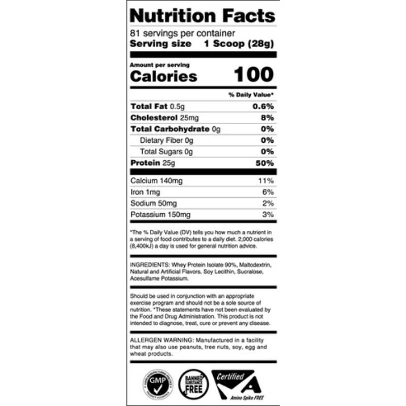 WHEYLABS PRO STANDARD ISOLATE 5LBS with FREEBIES - Wheylabs