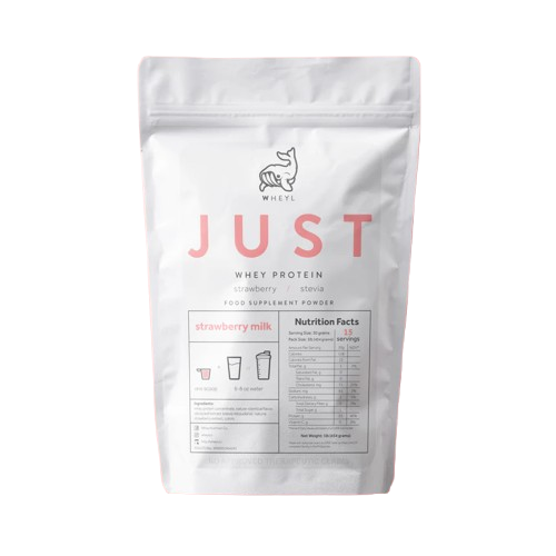 JUST WHEY PROTEIN 1LB - 15 Servings with Scooper and Stickers [by WHEYL NUTRITION]