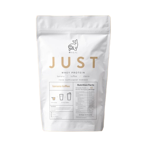 JUST WHEY PROTEIN 1LB - 15 Servings with Scooper and Stickers [by WHEYL NUTRITION]