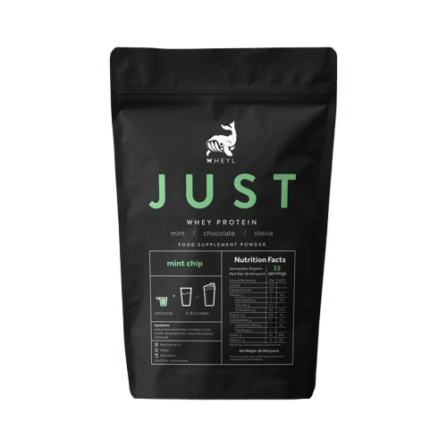 JUST WHEY PROTEIN 1LB - 15 Servings with Scooper and Stickers [by WHEYL NUTRITION]