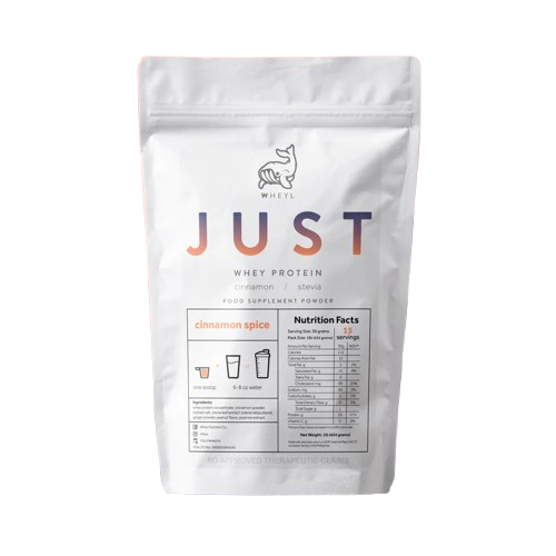JUST WHEY PROTEIN 1LB - 15 Servings with Scooper and Stickers [by WHEYL NUTRITION]