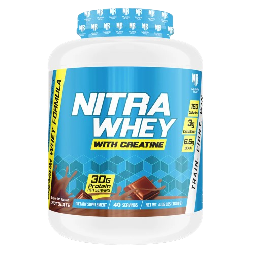 Muscle Rulz Nitra Whey with Creatine - 40 servings (4LBS)