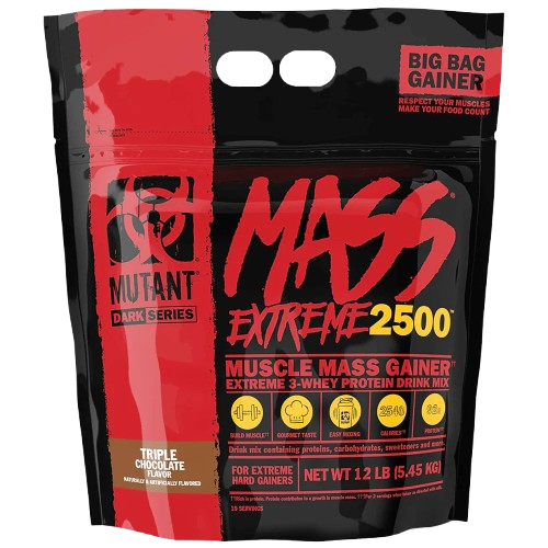 Mutant Mass XXXTreme 2500 - 1LB / 2LBS Mass Gainer