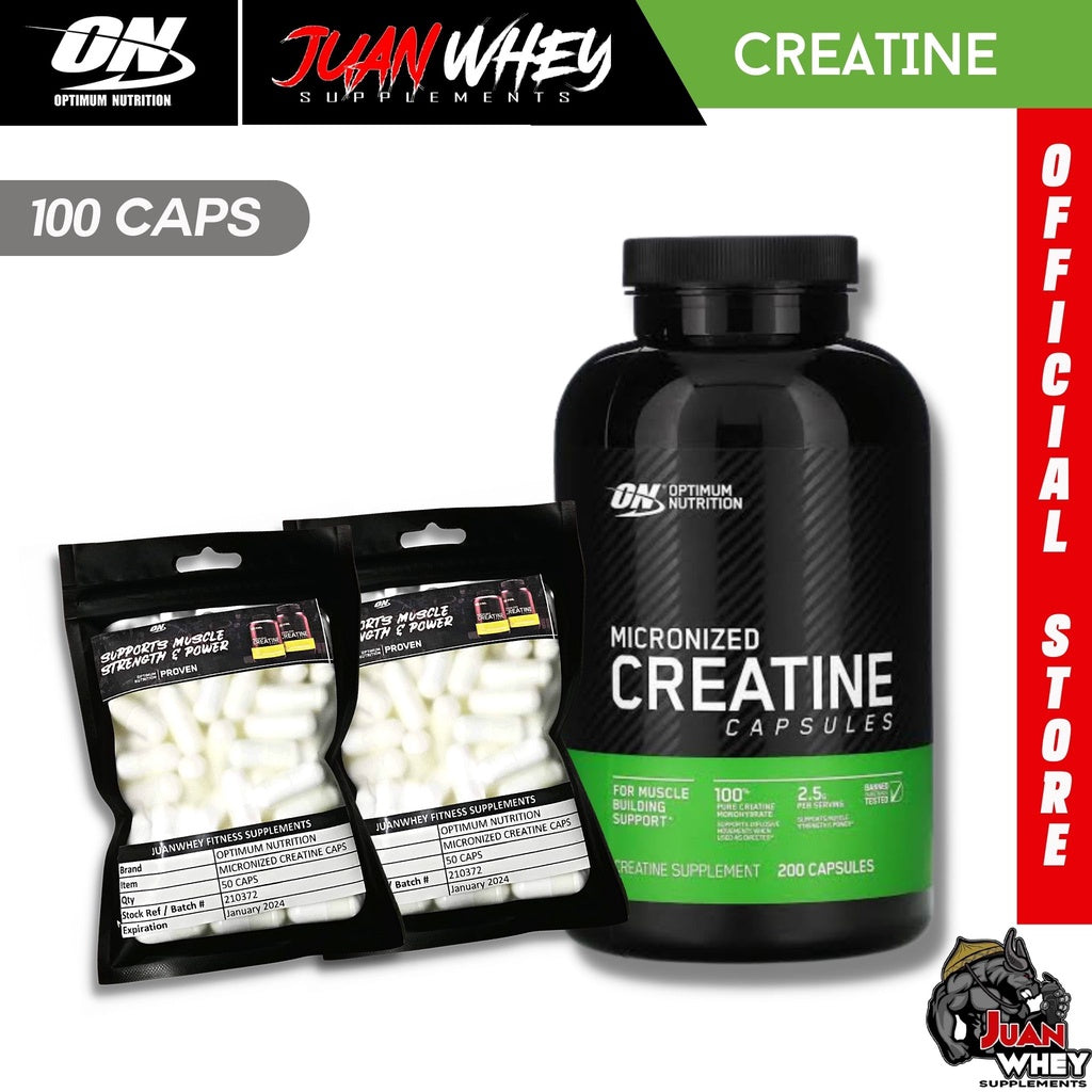 ON Creatine Capsules (20/50/100 CAPS)