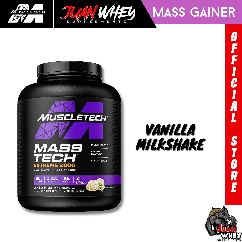 Muscle tech Masstech Extreme 2000 (1LB/2LBS) WTIH FREEBIES