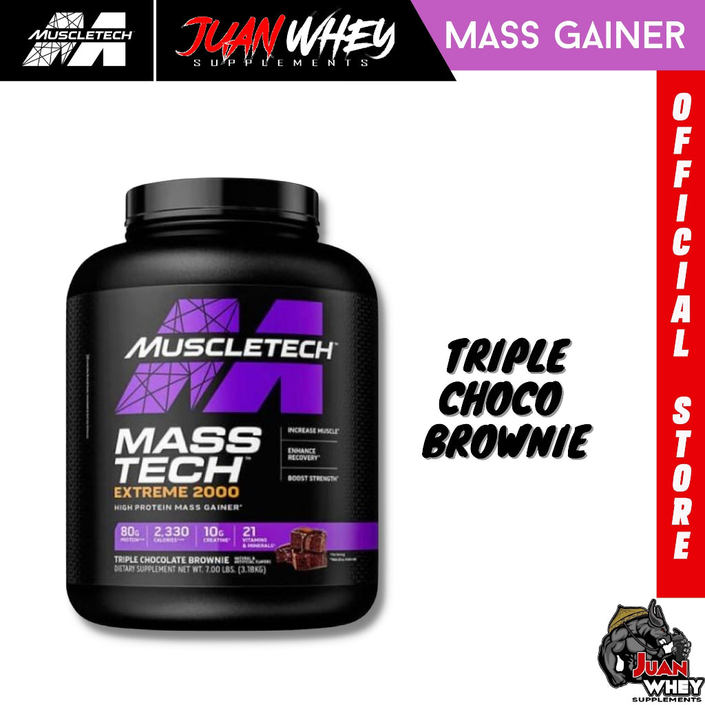 Muscle tech Masstech Extreme 2000 (1LB/2LBS) WTIH FREEBIES