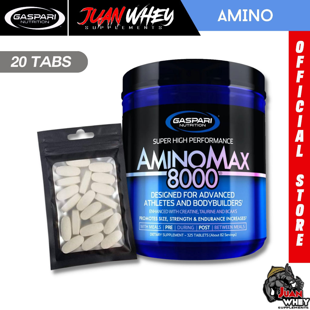 GASPARI NUTRITION AMINOMAX8000 TABLETS (20S /50S/100S)