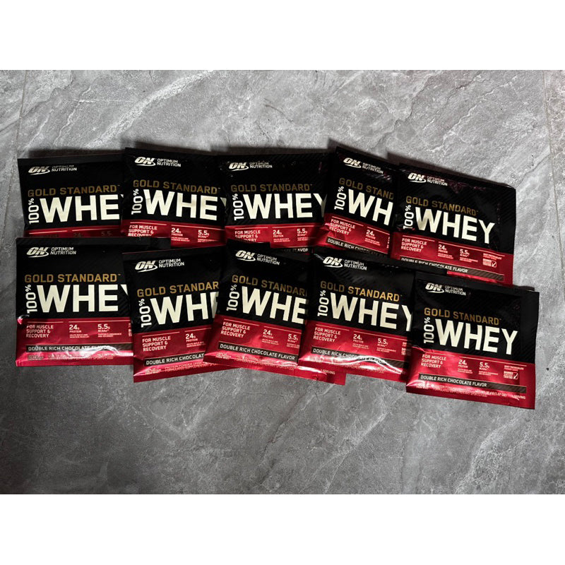 ON whey Pack chocolate with or withour shaker