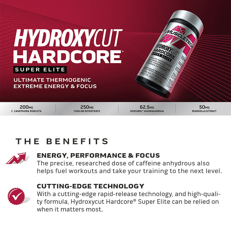 Muscletech Hydroxycut Hardcore Super Elite - 20 | 50 Capsules