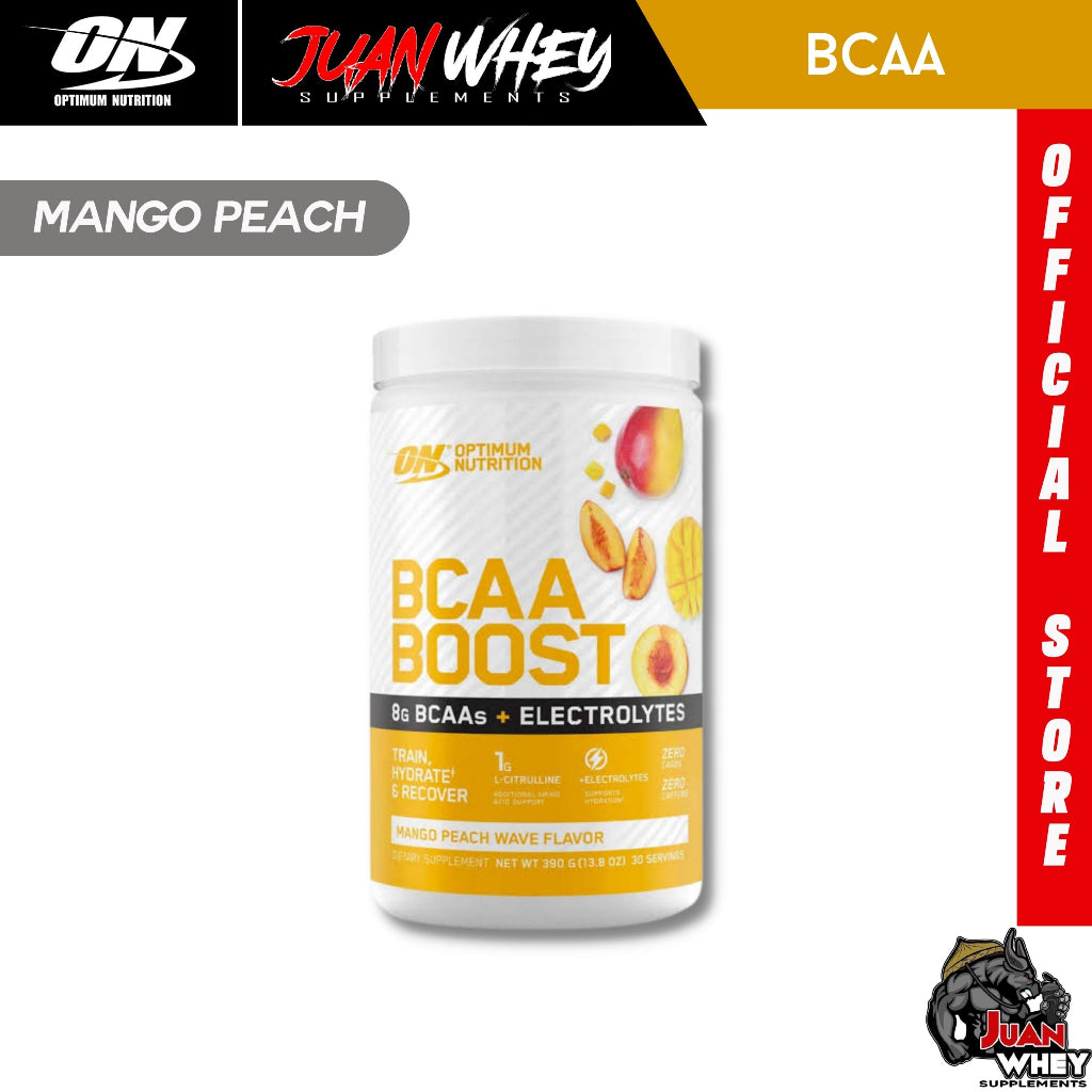 Optimum Nutrition (ON) BCAA Boost: BCAA Drink with L-Citrulline & Electrolytes Hydration Recovery