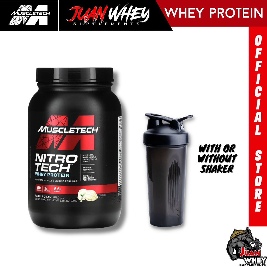 Muscletech Nitrotech Whey Protein 2LBS - Muscle Building Formula