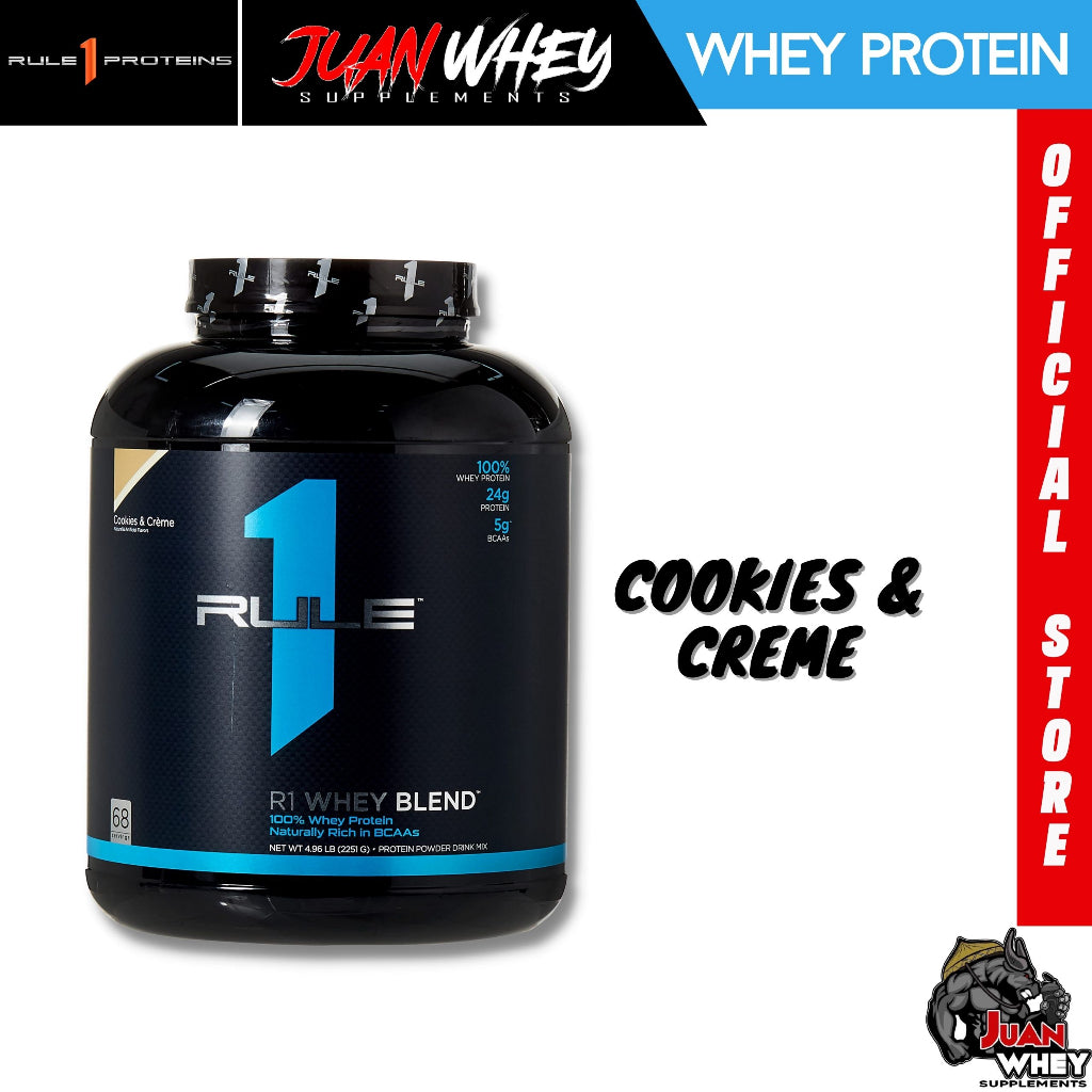 Rule 1 Whey Protein Blend Powder (1LB/2LBS)