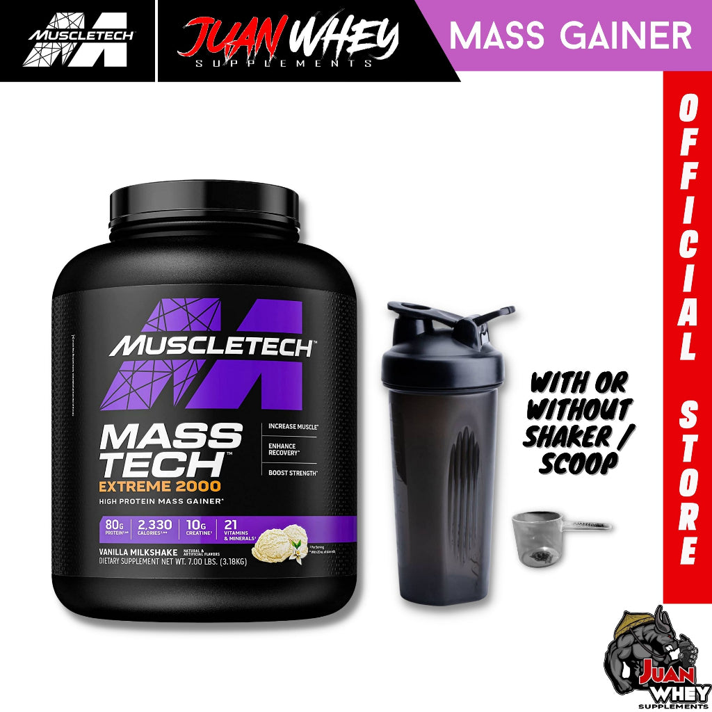 Muscle tech Masstech Extreme 2000 (1LB/2LBS) WTIH FREEBIES