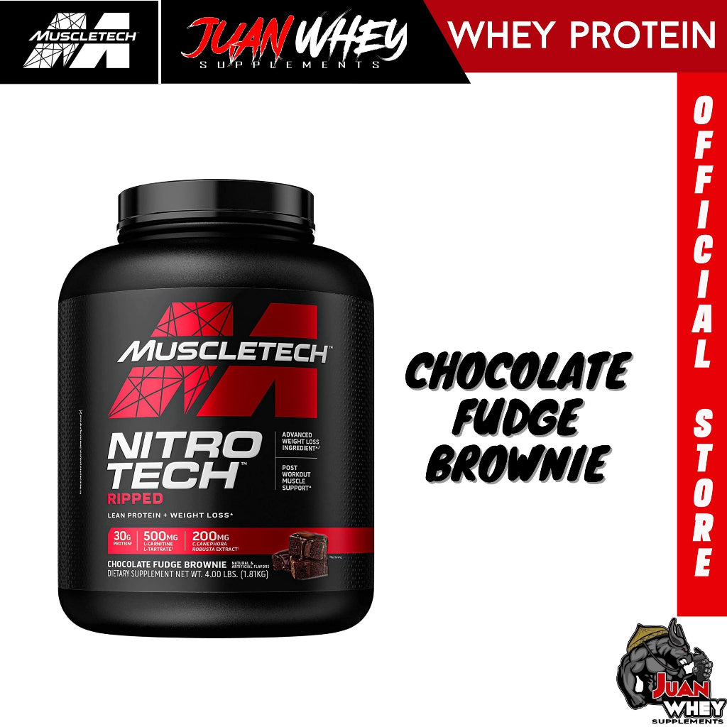 Muscletech Nitrotech Ripped Lean protein + Weight loss 4LBS