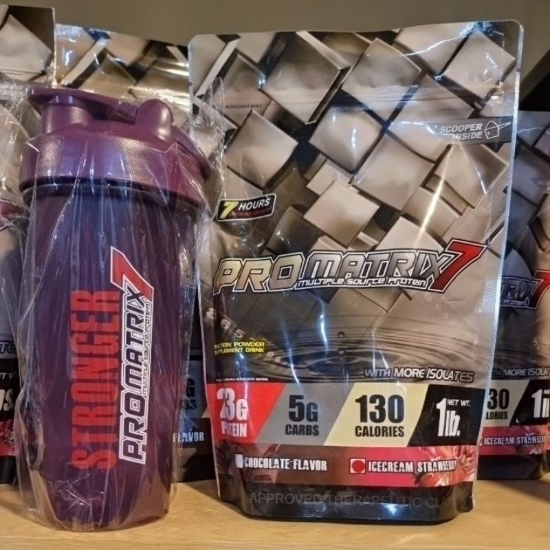 PROMATRIX WHEY Protein 1LB/2LBS /5lbs with Free Shaker Chocolate Flavor