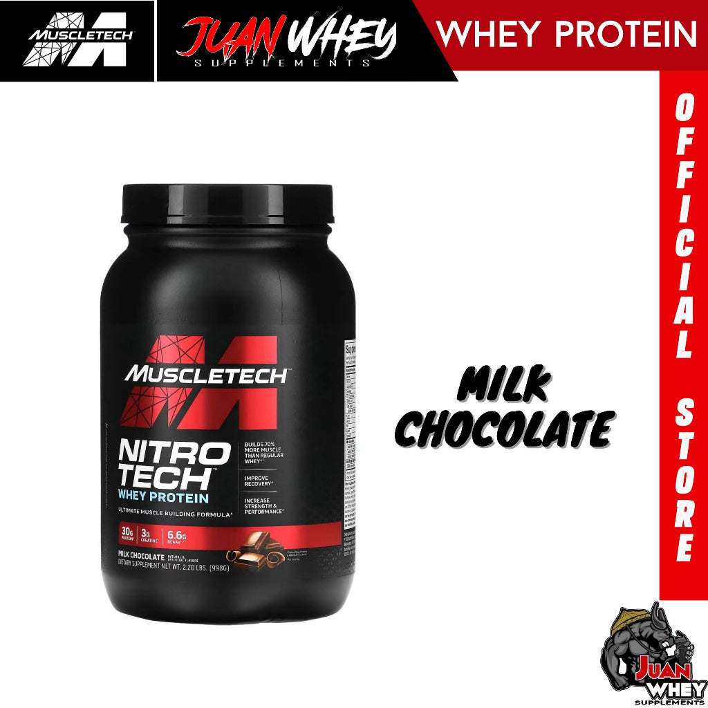 Muscletech Nitrotech Whey Protein 2LBS - Muscle Building Formula