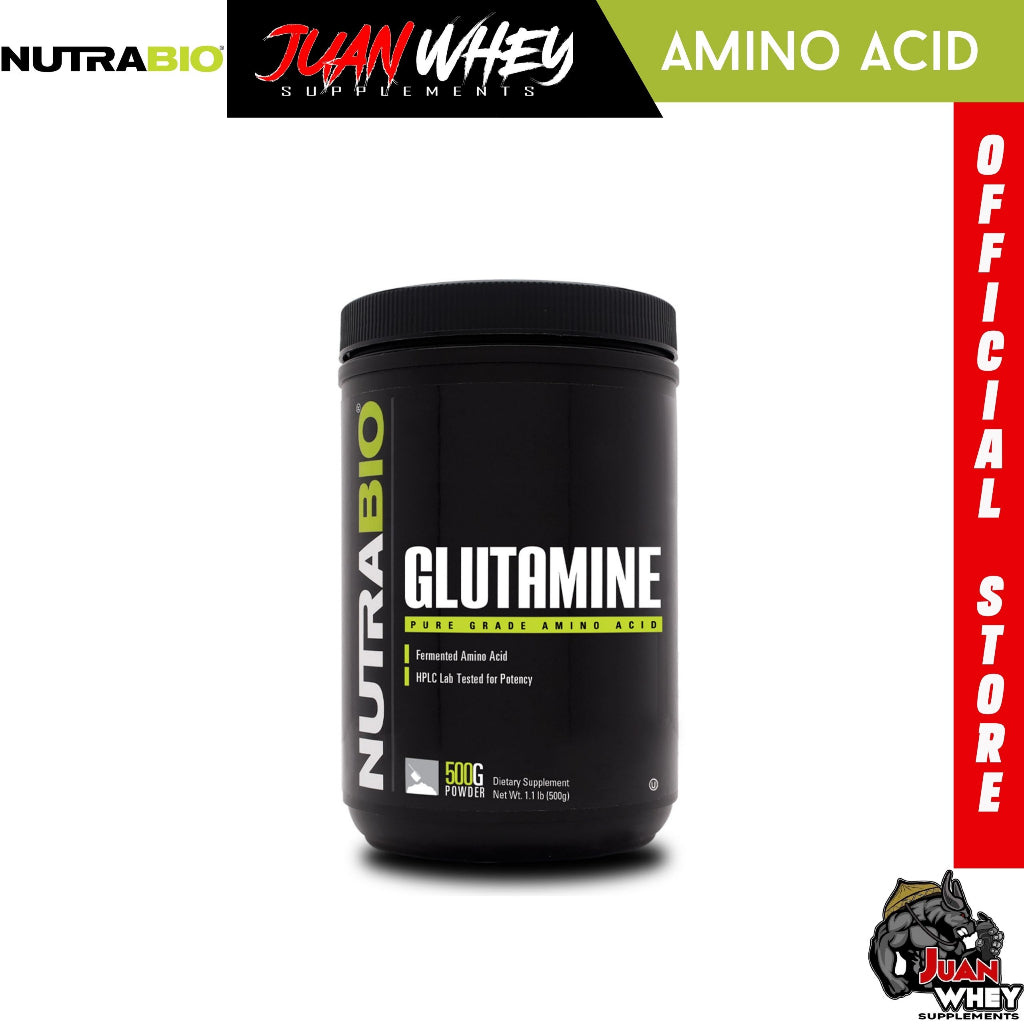NutraBio Glutamine Powder - 500g