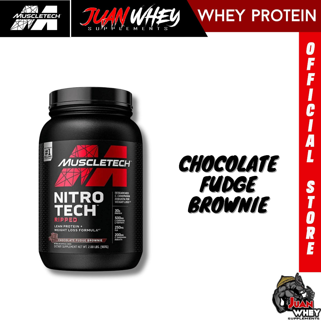 Muscletech Nitrotech Ripped Lean protein + Weight loss 2LBS