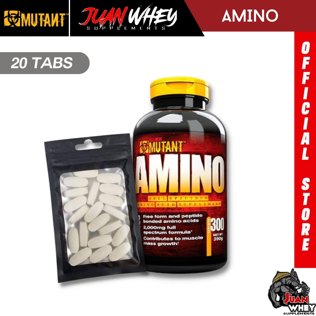 MUTANT AMINO BUDGET PACK WITH FREEBIES! (20S | 50S | 100S)